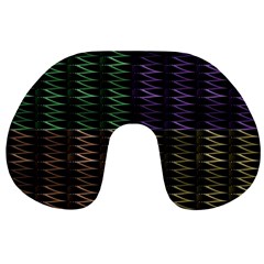 Multicolor Pattern Digital Computer Graphic Travel Neck Pillows