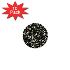 Camouflaged Seamless Pattern Abstract 1  Mini Buttons (10 Pack) 