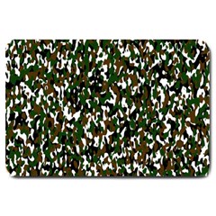 Camouflaged Seamless Pattern Abstract Large Doormat 