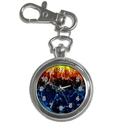 Abstract Background Key Chain Watches