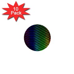 Digitally Created Halftone Dots Abstract Background Design 1  Mini Buttons (10 Pack) 