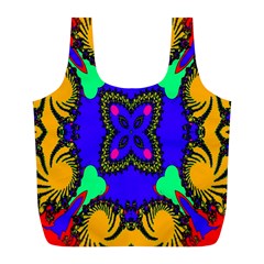 Digital Kaleidoscope Full Print Recycle Bags (l) 