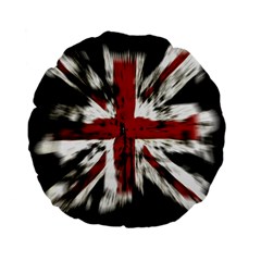 British Flag Standard 15  Premium Flano Round Cushions by Nexatart