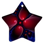 Color Fractal Pattern Ornament (Star)