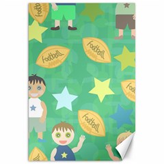 Football Kids Children Pattern Canvas 20  X 30   by Nexatart