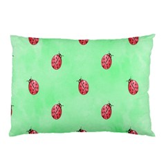 Pretty Background With A Ladybird Image Pillow Case by Nexatart