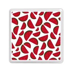 Fruit Watermelon Seamless Pattern Memory Card Reader (square)  by Nexatart