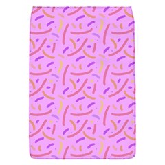 Confetti Background Pattern Pink Purple Yellow On Pink Background Flap Covers (s)  by Nexatart