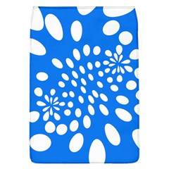 Circles Polka Dot Blue White Flap Covers (l)  by Mariart