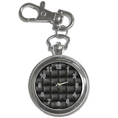 Black Cell Leather Retro Car Seat Textures Key Chain Watches