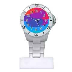 Circles Colorful Balloon Circle Purple Blue Red Orange Plastic Nurses Watch by Mariart
