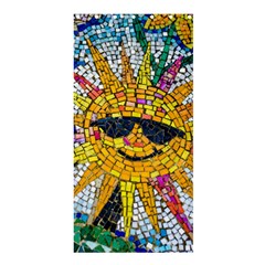 Sun From Mosaic Background Shower Curtain 36  X 72  (stall) 