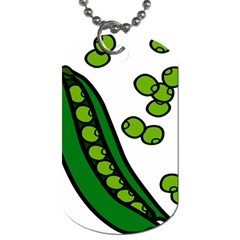 Peas Green Peanute Circle Dog Tag (two Sides) by Mariart