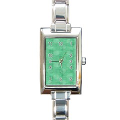 Polka Dot Scrapbook Paper Digital Green Rectangle Italian Charm Watch by Mariart