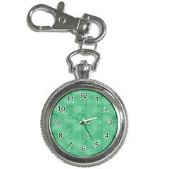 Polka Dot Scrapbook Paper Digital Green Key Chain Watches by Mariart