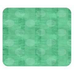 Polka Dot Scrapbook Paper Digital Green Double Sided Flano Blanket (small)  by Mariart