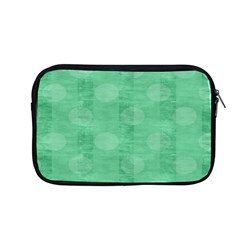 Polka Dot Scrapbook Paper Digital Green Apple Macbook Pro 13  Zipper Case by Mariart