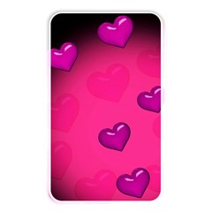 Pink Hearth Background Wallpaper Texture Memory Card Reader by Nexatart