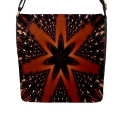 Digital Kaleidoskop Computer Graphic Flap Messenger Bag (l)  by Nexatart