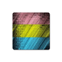 Brickwall Square Magnet