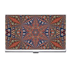 Armenian Carpet In Kaleidoscope Business Card Holders by Nexatart