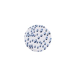 Water Drops On White Background 1  Mini Magnets by Nexatart