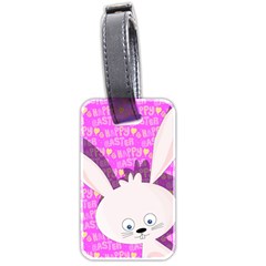 Easter Bunny  Luggage Tags (two Sides) by Valentinaart