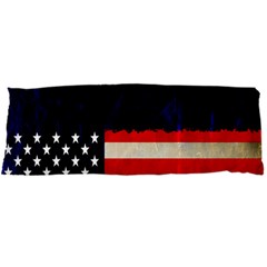 Grunge American Flag Background Body Pillow Case Dakimakura (two Sides) by Nexatart