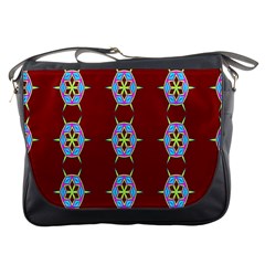 Geometric Seamless Pattern Digital Computer Graphic Messenger Bags by Nexatart