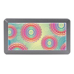 Abstract Geometric Wheels Pattern Memory Card Reader (mini) by LovelyDesigns4U