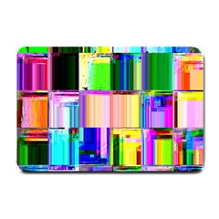 Glitch Art Abstract Small Doormat 