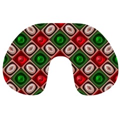 Gem Texture A Completely Seamless Tile Able Background Design Travel Neck Pillows by Nexatart