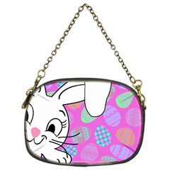 Easter Bunny  Chain Purses (one Side)  by Valentinaart