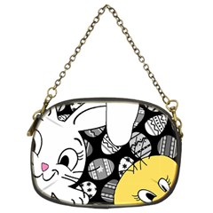 Easter Bunny And Chick  Chain Purses (two Sides)  by Valentinaart