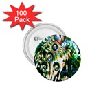 Dark Abstract Bubbles 1.75  Buttons (100 pack) 