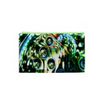 Dark Abstract Bubbles Cosmetic Bag (XS)