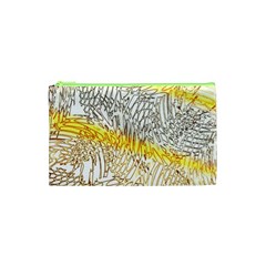 Abstract Composition Digital Processing Cosmetic Bag (xs) by Nexatart