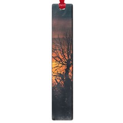 Sunset At Nature Landscape Large Book Marks by dflcprints