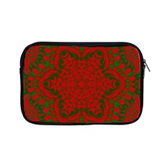 Christmas Kaleidoscope Apple Ipad Mini Zipper Cases by Nexatart