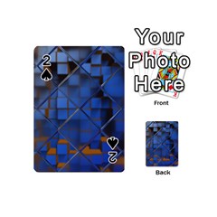 Glass Abstract Art Pattern Playing Cards 54 (mini)  by Nexatart
