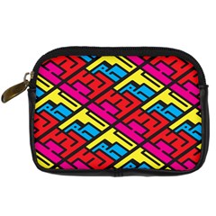 Color Red Yellow Blue Graffiti Digital Camera Cases by Mariart