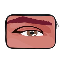 Eye Difficulty Red Apple Macbook Pro 17  Zipper Case by Mariart