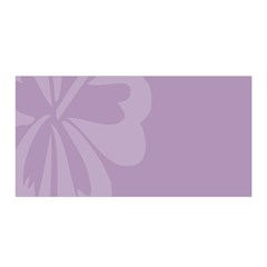 Hibiscus Sakura Lavender Herb Purple Satin Wrap by Mariart