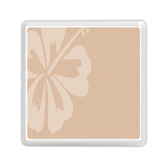 Hibiscus Sakura Toasted Almond Grey Memory Card Reader (square)  by Mariart
