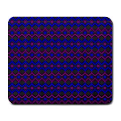 Split Diamond Blue Purple Woven Fabric Large Mousepads by Mariart
