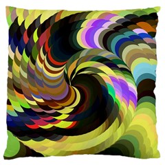 Spiral Of Tubes Large Flano Cushion Case (one Side)