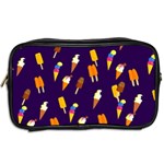 Seamless Cartoon Ice Cream And Lolly Pop Tilable Design Toiletries Bags 2-Side Back