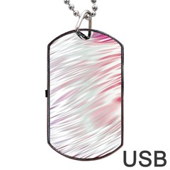 Fluorescent Flames Background With Special Light Effects Dog Tag Usb Flash (one Side) by Nexatart