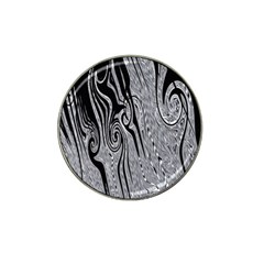 Abstract Swirling Pattern Background Wallpaper Hat Clip Ball Marker