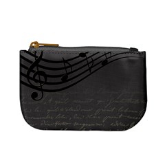 Music Clef Background Texture Mini Coin Purses by Nexatart